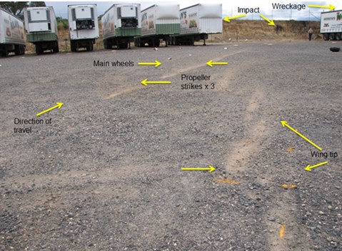 Ground Impact Marks